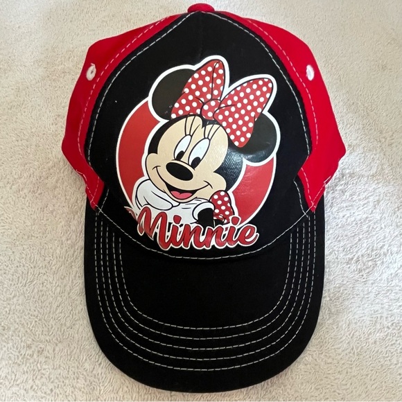 Minnie Mouse Red and Black Kids Cap - Picture 15 of 15